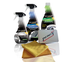 2in1 lucida e proteggi, Top Cleaner sgrassante per qualsiasi tipo di superfice, Shampoo detergente per esterni auto